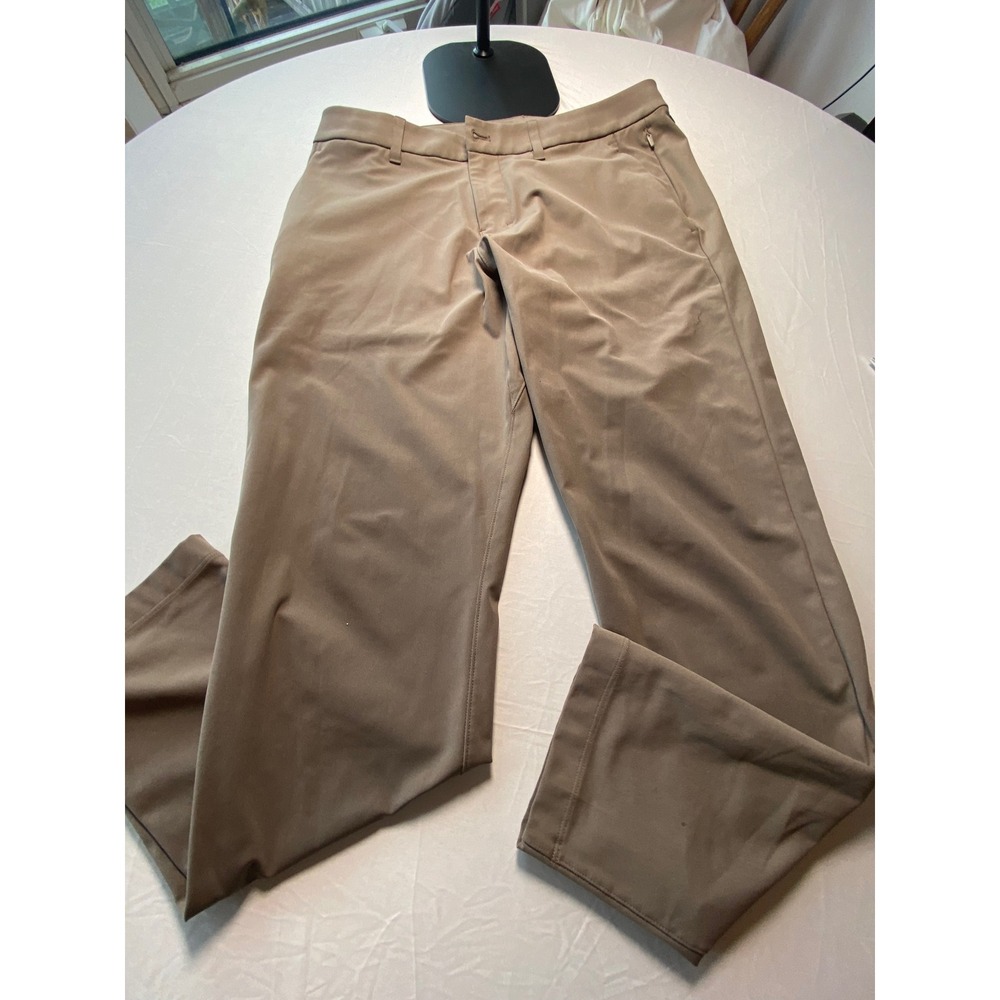 Lululemon Commission Pant Classic Tan Khaki Mens 33 LM5A04S Golf Chino
